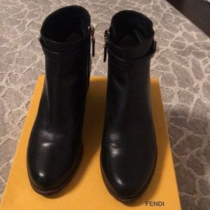 Fendi ankle boots in black